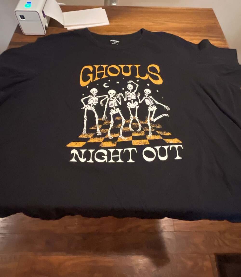Old Navy Ghouls Night Out Halloween Graphic T-Shirt Size 4X